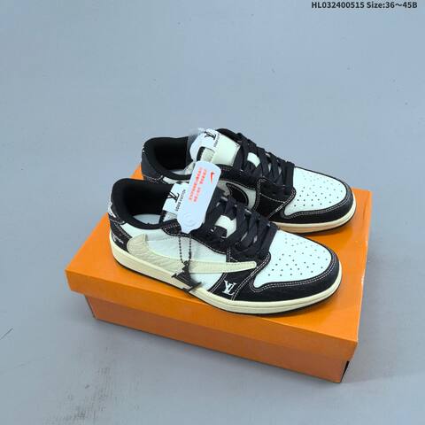 Jordan Air Jordan 1 Low Black White Cream EU 36-45 Lifestyle - Unisex (BS-65959)