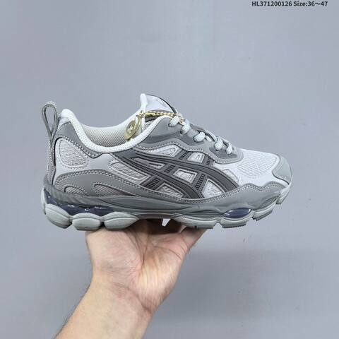 Asics Gel-NYC RGD Grey Blue Black EU 36-47 Running Shoe Running Sneakers - Unisex BS-69037