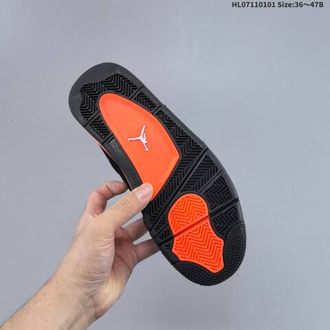 Jordan Air Jordan 4 Retro CT8527-020 Black Orange EU 36-47 Basketball - Unisex (BS-67139)