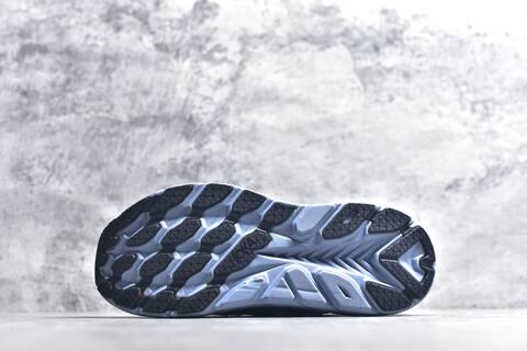 HOKA ONE ONE Project Clifton Dark Grey Light Blue Black Red Running Shoe Running Sneakers (BS-59540)