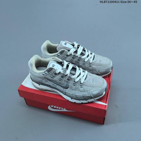 Nike P-6000 White Grey Black Cream EU 36-45 Running Shoe - Unisex BS-60822