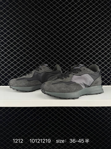 New Balance 327 Dark Grey Black Light Grey EU 36-45 Sneaker - Unisex (BS-82493)