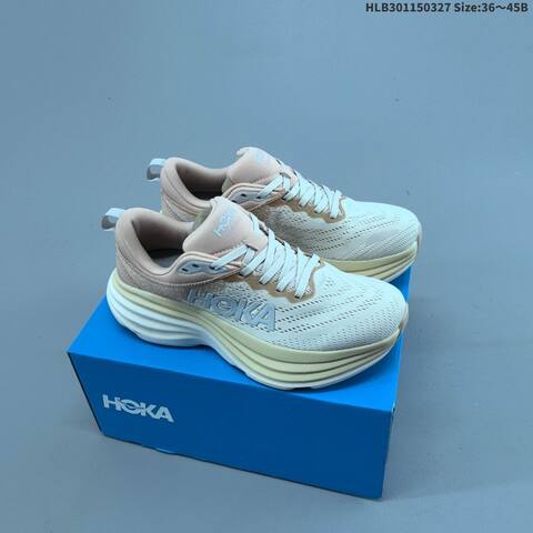 HOKA ONE ONE Bondi 8 Grey Black Red Purple Yellow EU 36-45 Running Shoe Running Sneakers - Unisex (BS-69372)
