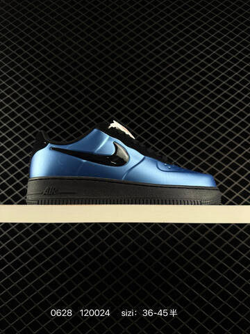 Nike Air Force 1 07 LV8 Metallic Blue Black EU 36-45 Sneaker - Unisex (BS-70542)