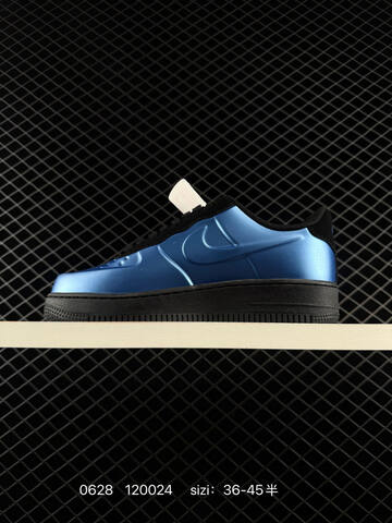 Nike Air Force 1 07 LV8 Metallic Blue Black EU 36-45 Sneaker - Unisex BS-70542