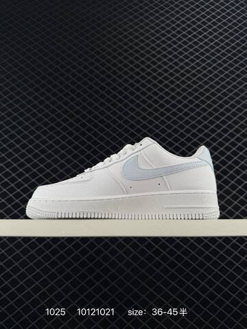 Nike Air Force 1 Low White With Light Blue Accents 36-45 Casual - Unisex BS-74588