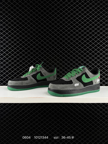 Nike Air Force 1 Low Black Grey Green White EU 36-45 Skate - Unisex BS-70987