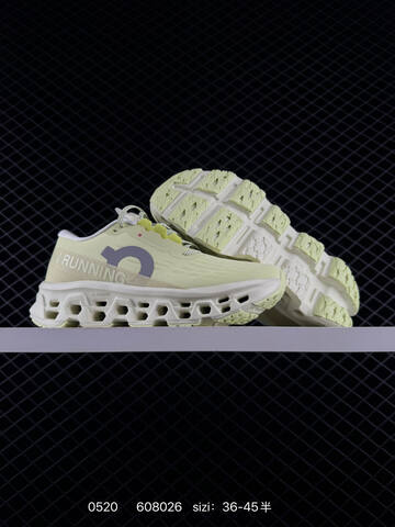 On Cloudmonster Olive Black White Lime EU 36-45 Running Shoe Running Sneakers - Unisex (BS-85260)