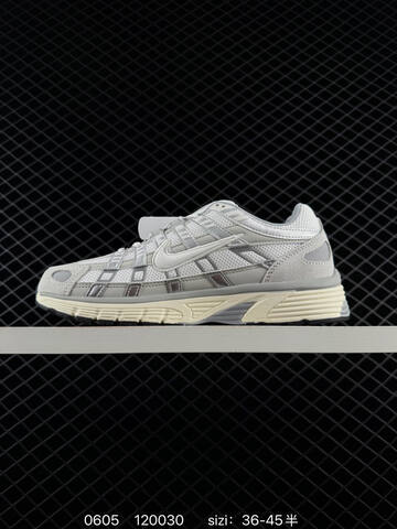 Nike P-6000 Light Grey Silver Cream White EU 36-45 Running - Unisex BS-70955