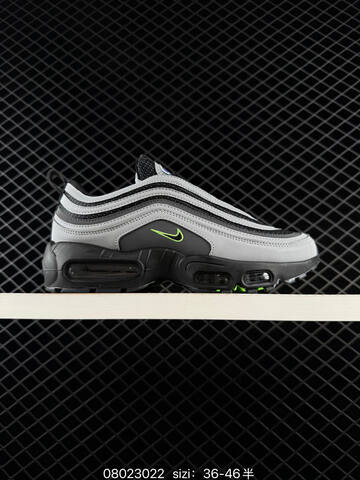 Nike Air Max 97 95 Ducks Of a Feather II1711-900 Black Grey Neon Green Metallic Gold EU 36-46 Lifestyle - Unisex BS-69984