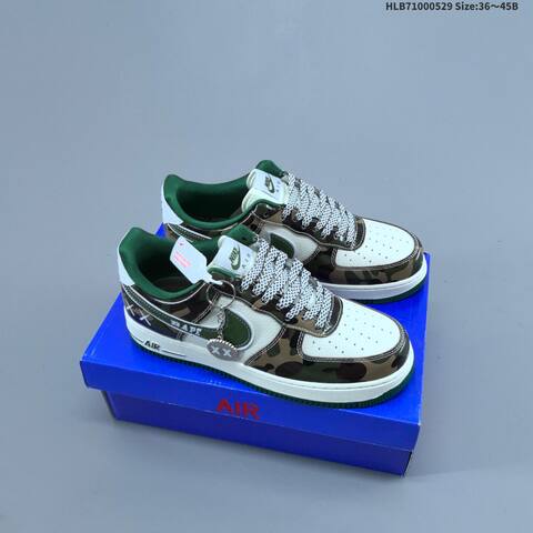 Nike Air Force 1 07 Low Beige White Red EU 36-45 Sneaker - Unisex (BS-60063)