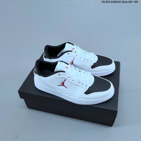 Jordan Court Connect White Black Red EU 40-45 Casual - Men's (BS-66167)