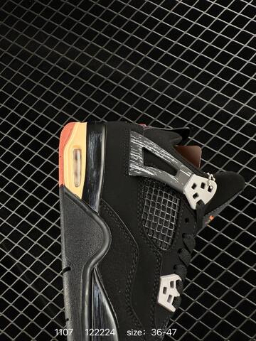 Jordan Air Jordan 4 Retro Black Cream White Rust Pink EU 36-47 Basketball Shoe - Unisex (BS-80328)
