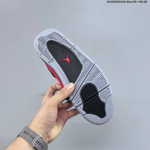 Jordan Air Jordan 4 Retro Toro Bravo Red Black Grey White EU 40-48 5 Basketball - Men's (BS-66260)