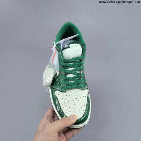 Jordan Air Jordan 1 Low x Travis Scott Green White EU 36-45 Basketball - Unisex (BS-67180)