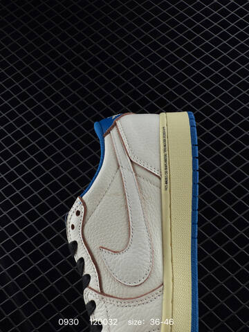 Jordan Air Jordan 1 Low OG SP Military Blue White Blue Cream Black Brown EU 36-46 Sneaker - Unisex BS-80600
