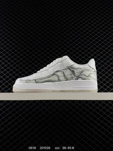 Nike Air Force 1 07 Black White Clear EU 36-45 Sneaker - Unisex (BS-70709)