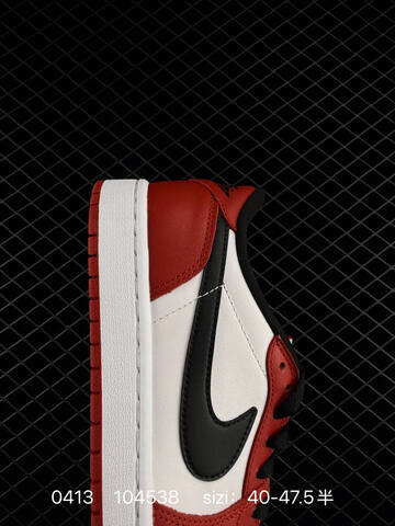 Jordan Air Jordan 1 Low OG White Red Black EU 40-47 5 Basketball Shoe - Men's (BS-79489)