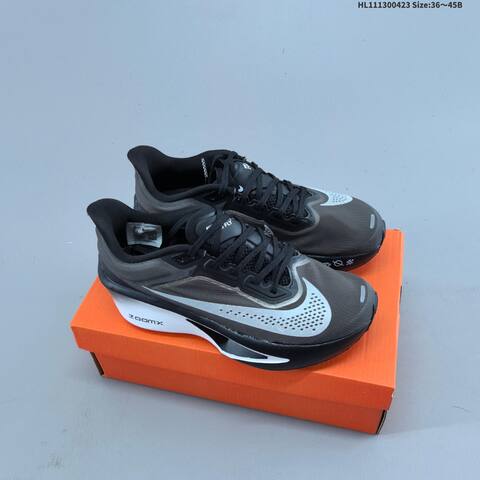 Nike Zoom Fly 6 Black White Silver EU 36-45 Running Shoe - Unisex (BS-60572)