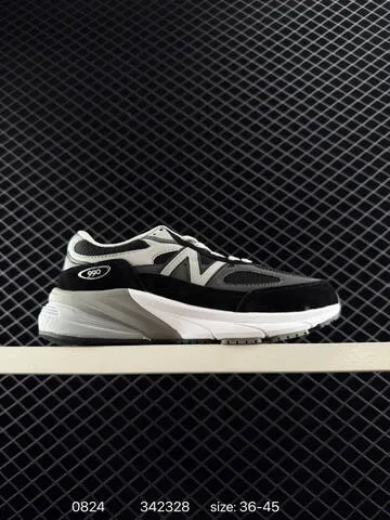 New Balance 990 V6 Black Grey White EU 36-45 Sneaker Unisex BS-82923