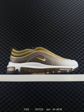 Nike Air Max 97 SE Multi-color Olive Brown White Green White Black Purple White And Blue Navy White EU 41-45 Lifestyle - Men's (BS-74027)