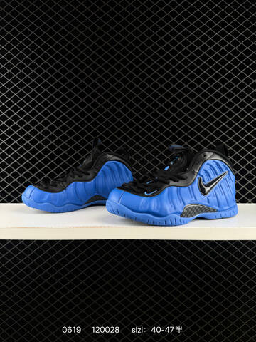 Nike Air Foamposite One PRM Blue Mirror Blue Black EU 40-47 Basketball Shoe - Men s BS-70672