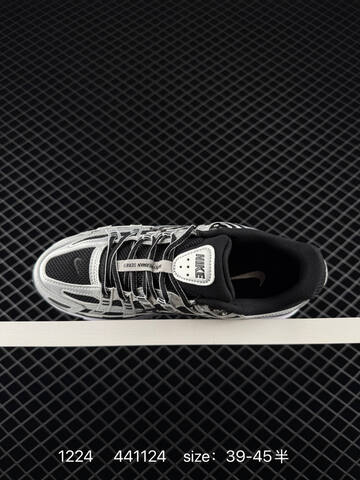 Nike P-6000 IF6199-002 Black Silver White Blue EU 39-45 5 Running - Unisex (BS-73523)