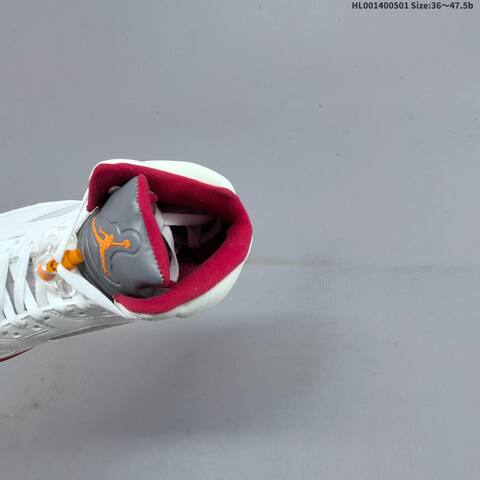 Jordan Air Jordan 5 Retro White Red Gold Grey EU 36-47 5 Basketball - Unisex (BS-66064)