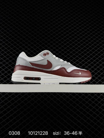 Nike Air Max 1 Pink Brown Cream With Black Swoosh 36-46 5 Lifestyle - Unisex (BS-72735)