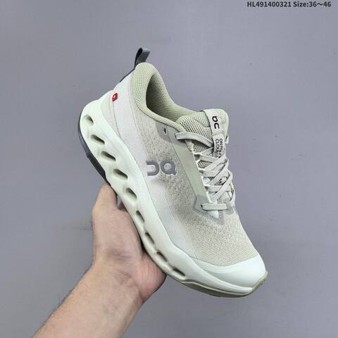 On Cloudsurfer Trail 2 Cream Off White Gray EU 36-46 Trail Shoe Trail Running Sneakers - Unisex (BS-69667)