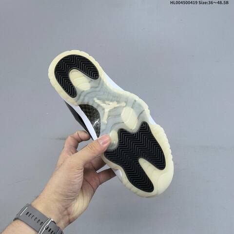 Jordan Air Jordan 11 Retro Gratitude White Black Gold EU 36-48 5 Basketball - Unisex (BS-66130)