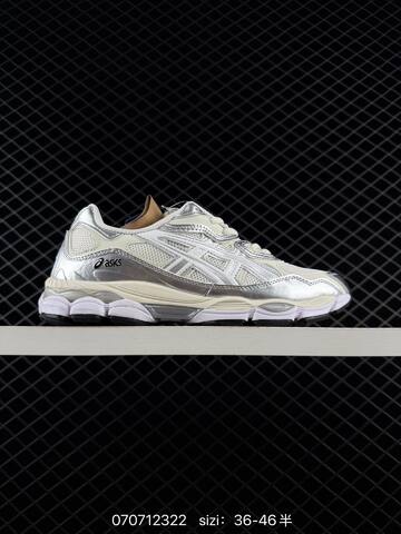 ASICS GEL-NYC Silver Grey Black Navy Cream EU 36-46 Running Shoe Running Sneakers - Unisex (BS-81762)