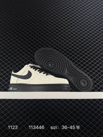 Nike Air Force 1 Low Sail Black EU 36-45 5 Lifestyle - Unisex (BS-74044)