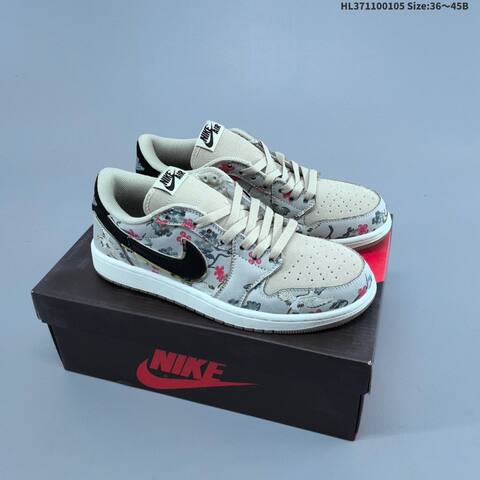 Nike Air Jordan 1 Low Travis Scott Reverse Mocha Black White Mocha EU 36-45 Casual - Unisex (BS-67097)