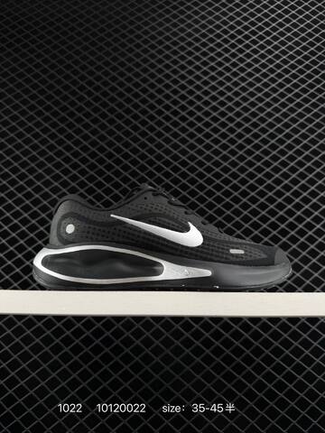 Nike Journey Run ComfiRide Black Silver 35-45 5 Running - Unisex (BS-74649)