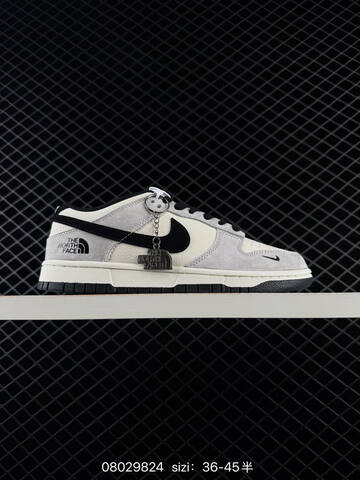Nike SB Dunk Low Light Grey Off White Black EU 36-45 Skate - Unisex (BS-69988)