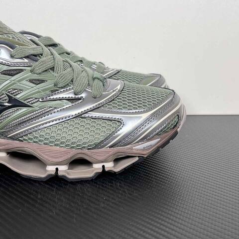 Mizuno Wave Prophecy D1 GA251102 Sage Green Silver Taupe Black Running Shoe Running Sneakers (BS-86774)