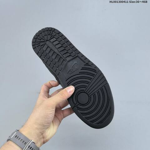 Jordan Air Jordan 1 Low SE Elephant Black Anthracite Yellow EU 36-46 Lifestyle - Unisex (BS-66245)