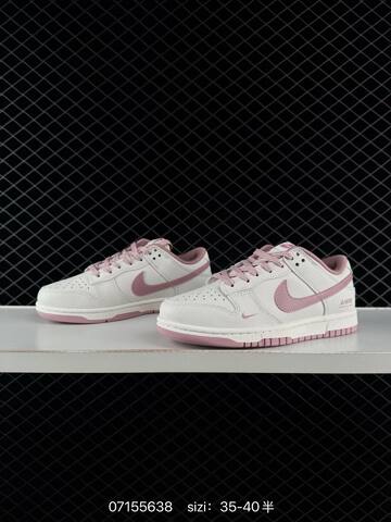 Nike Dunk Low White Light Pink EU 35-40 Skate - Unisex (BS-70238)