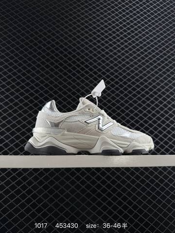 New Balance 9060 Off White Silver Black EU 36-46 Sneaker - Unisex (BS-82705)