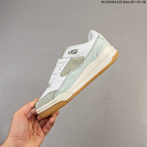 Jordan Flight Court White Grey Sail Gum 36 47 5 Casual - Unisex (BS-63682)