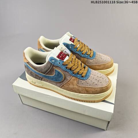 Nike Air Force 1 07 Light Gray Dark Gray White EU 36-45 Sneaker - Unisex BS-63498
