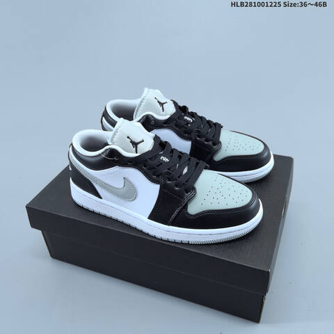 Jordan Air Jordan 1 Low OG Black White Gray EU 36-46 Casual - Unisex (BS-67278)