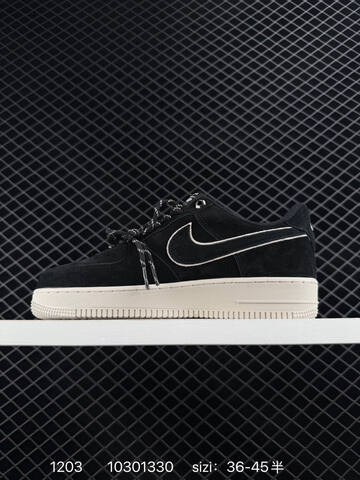 Nike Air Force 1 07 Black White EU 36-45 5 Lifestyle - Unisex (BS-73866)