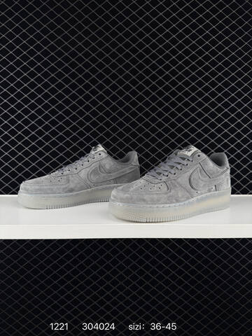 Nike Air Force 1 07 Grey Suede Sail EU 36-45 Lifestyle - Unisex (BS-73562)