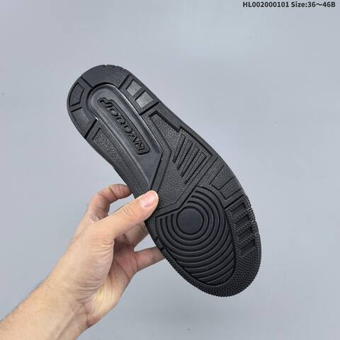 Jordan Legacy 312 Low Triple Black EU 36-46 Lifestyle - Unisex (BS-67147)
