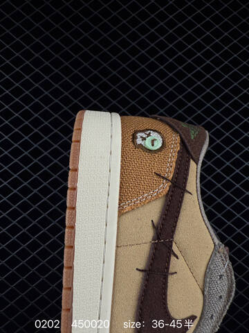 Jordan Air Jordan 1 Retro Low OG Voodoo Brown Tan Green White Gum EU 36-45 Sneaker - Unisex (BS-79727)