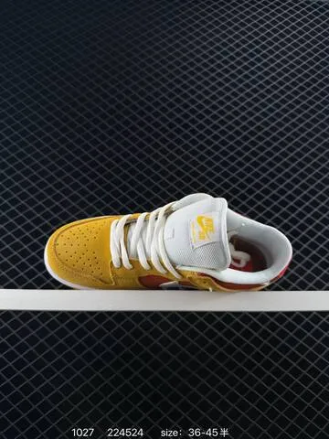 Nike SB Dunk Low Pro Yellow Brown White Pink EU 36-45 Skate - Unisex BS-74531