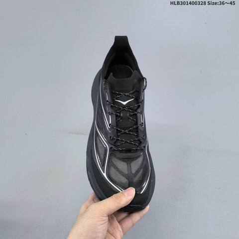 HOKA ONE ONE Stinson 7 Black White EU 36-45 Trail Shoe Trail Running Sneakers - Unisex (BS-69370)