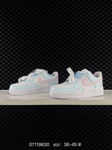 Nike Air Force 1 07 LV8 DH2920 White Light Blue Light Pink EU 36-45 Skate - Unisex (BS-70285)